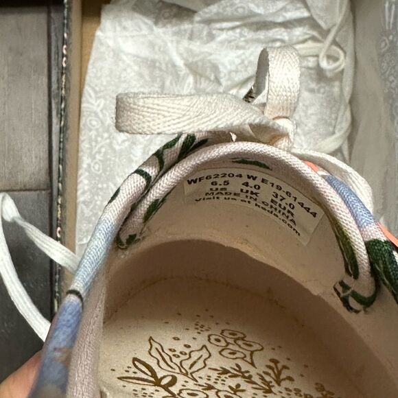 NIB Rifle Paper Co. x Keds pink floral tennis shoes. - Picture 13 of 16